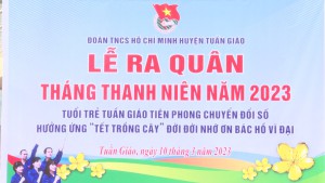 Huyện đoàn Tuần Giáo tổ chức lễ phát động Tháng thanh niên năm 2023