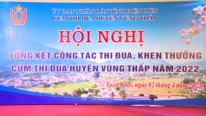 Hội nghị tổng kết công tác thi đua khen thưởng các huyện, thị xã, thành phố vùng thấp năm 2022