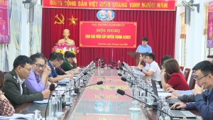 Hội nghị báo cáo viên cấp huyện tháng 4.2023