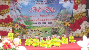 Phòng Giáo dục & Đào tạo huyện Tuần Giáo Hội thi “Bé thông minh nhanh trí” cấp huyện, năm học 2022 - 2023