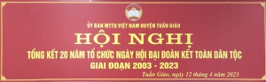 Hội nghị tổng kết 20 năm tổ chức Ngày hội Đại đoàn kết toàn dân tộc giai đoạn 2003-2023