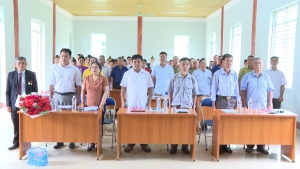 Lễ ra mắt Câu lạc bộ Liên thế hệ tự giúp nhau bản Lé Xôm