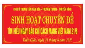 Trung tâm Văn hóa Truyền thanh Truyền hình sinh hoạt chuyên đề tìm hiểu ngày báo chí cách mạng việt nam