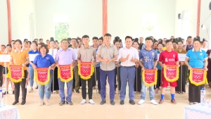Xã Quài Tở tổ chức giải giao lưu thi đấu thể thao năm 2023