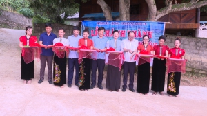 Khánh thành đường giao thông nội bản tại xã Quài Tở