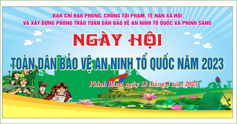 Xã Phình Sáng tổ chức “Ngày hội toàn dân bảo vệ an ninh Tổ quốc”