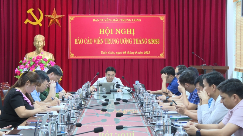 Hội nghị báo cáo viên Trung ương tháng 9 năm 2023