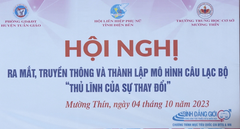 Hội nghị ra mắt, truyền thông và thành lập mô hình câu lạc bộ “Thủ lĩnh của sự thay đổi”