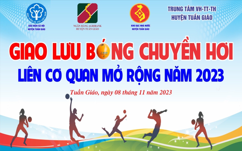 Giao lưu bóng chuyền hơi liên cơ quan mở rộng năm 2023