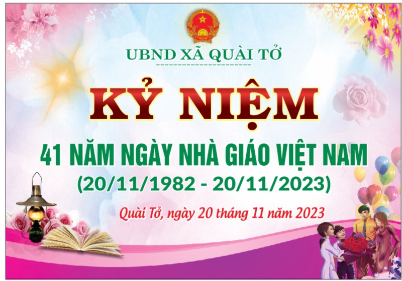 Xã Quài Tở tổ chức kỷ niệm 41 năm ngày nhà giáo Việt Nam 20.11