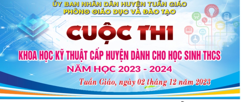 13 sản phẩm đạt giải cuộc thi khoa học kỹ thuật cấp huyện dành cho học sinh THCS năm học 2023 - 2024