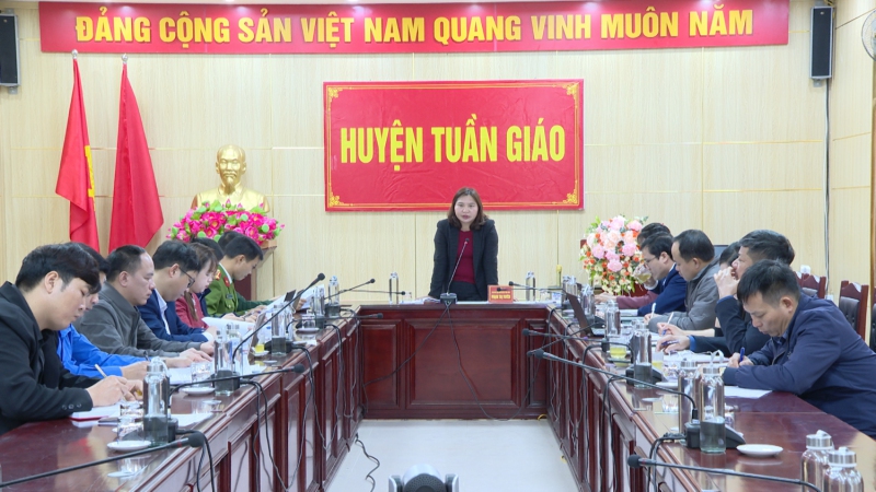 Họp Ban Chỉ đạo Đại hội Đại biểu các dân tộc thiểu số huyện Tuần Giáo  lần thứ IV năm 2024