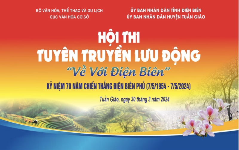 Hội thi Tuyên truyền lưu động toàn quốc biểu diễn phục vụ nhân dân tại huyện Tuần Giáo