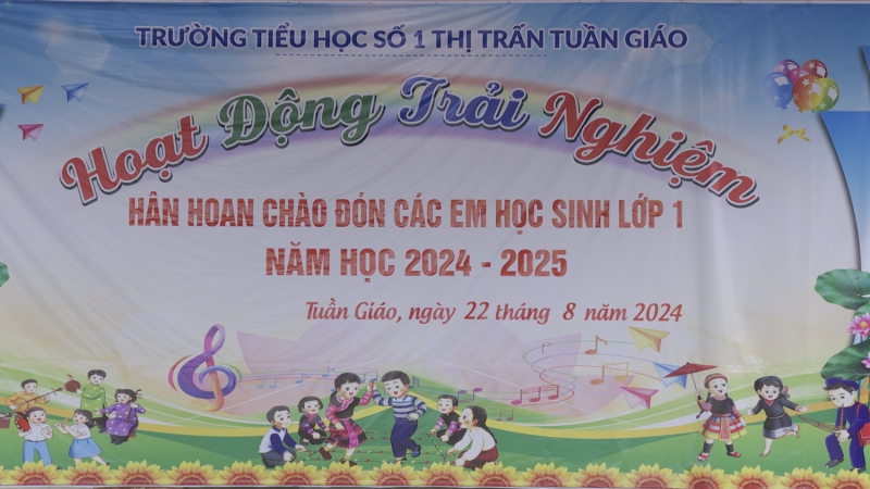 Hoạt động trải nghiệm “Hân hoan chào đón các em học sinh lớp 1, năm học 2024- 2025”