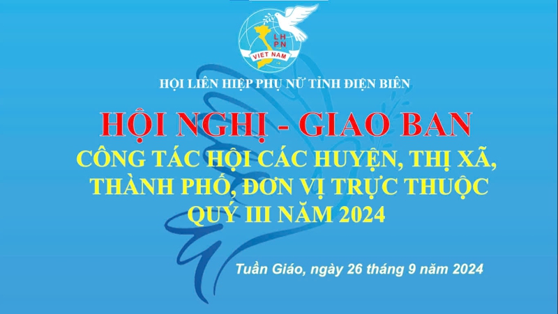 Hội nghị giao ban công tác Hội các huyện, thị xã, thành phố, đơn vị trực thuộc quý III năm 2024