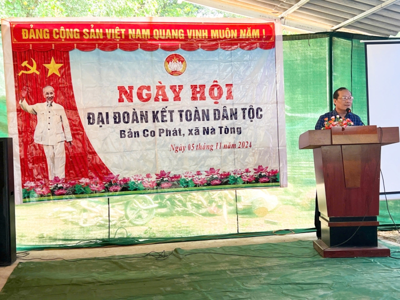 Xã Nà Tòng tổ chức ngày hội đại đoàn kết toàn dân tộc năm 2024