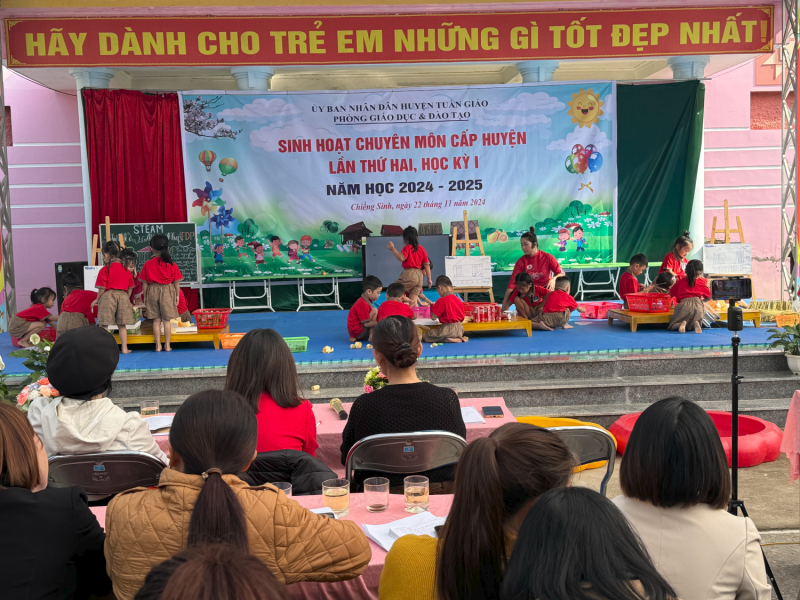 Sinh hoạt chuyên môn giáo dục Mầm non cấp huyện