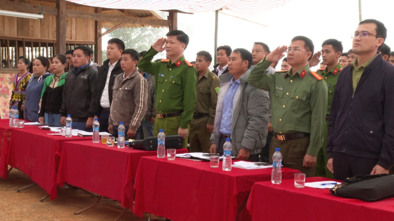 Sôi nổi Ngày hội “Đại đoàn kết toàn dân tộc” năm 2024 tại bản Thẩm Mú, xã Pú Xi