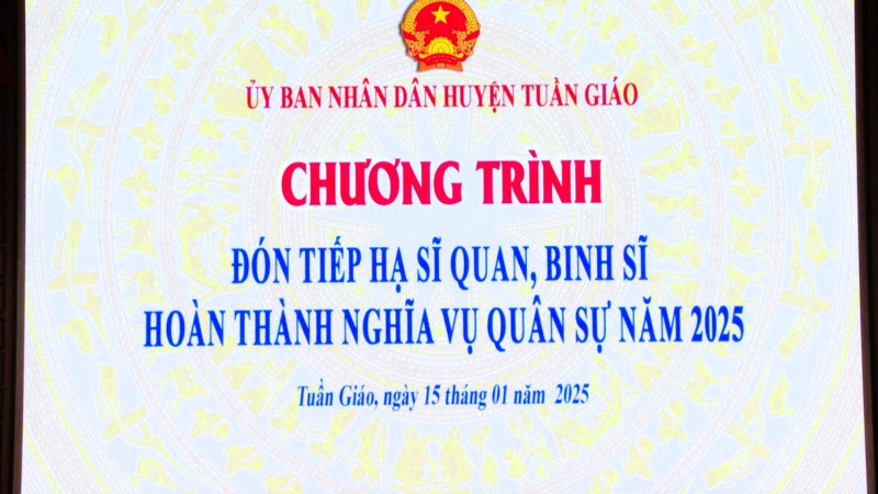 Đón tiếp hạ sĩ quan binh sĩ hoàn thành nghĩa vụ quân sự năm 2025