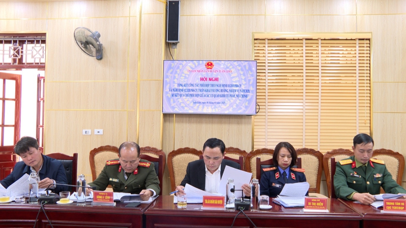 Tuần Giáo tổng kết công tác phối hợp theo nghị định 03/2019/NĐ-CP và Nghị định 02/2020/NĐ-CP
