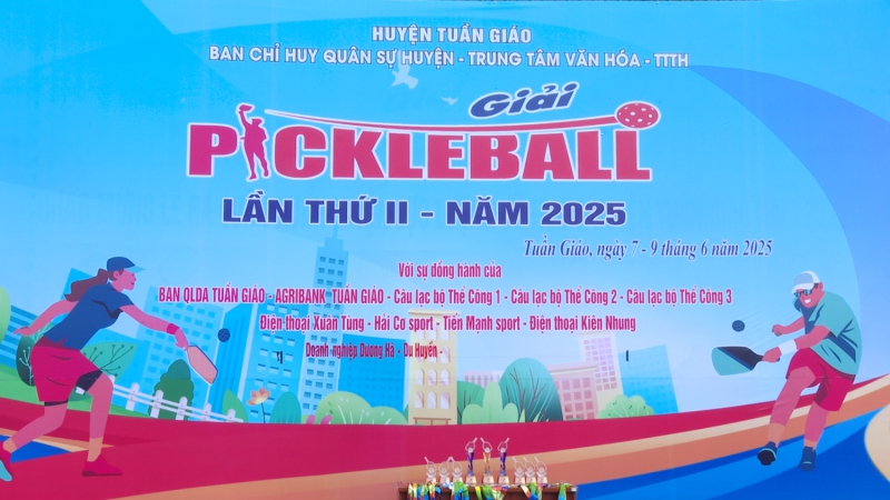Khai mạc Giải Pickleball lần thứ II năm 2025