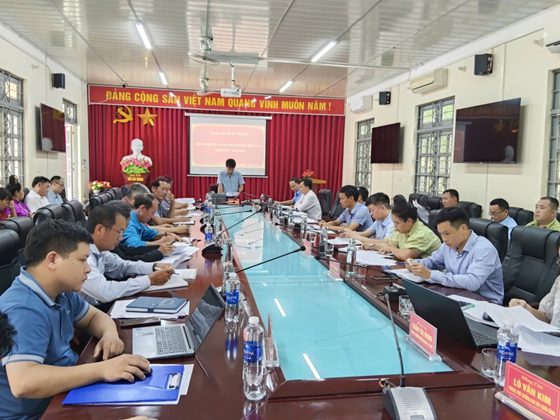 HỘI NGHỊ BAN CHẤP HÀNH ĐẢNG BỘ LẦN  IV NHIỆM KỲ 2025-2030