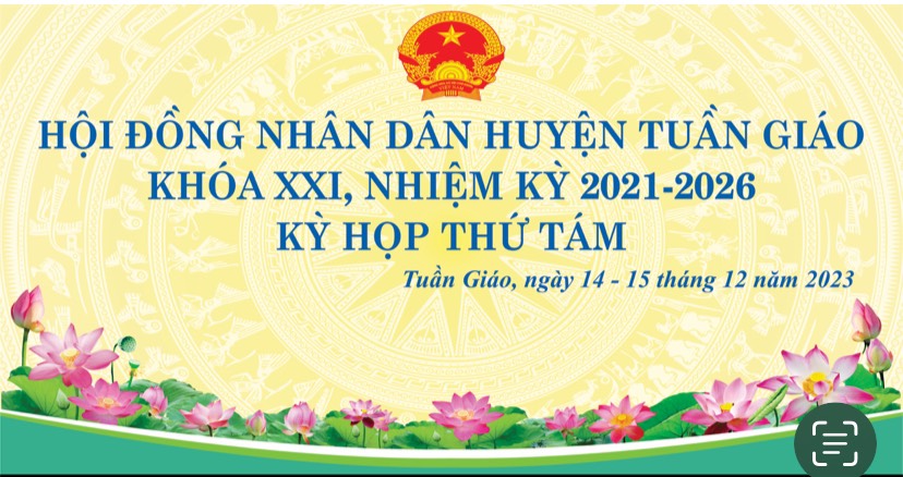 Kỳ họp thứ 8, HĐND huyện Tuần Giáo khóa XXI