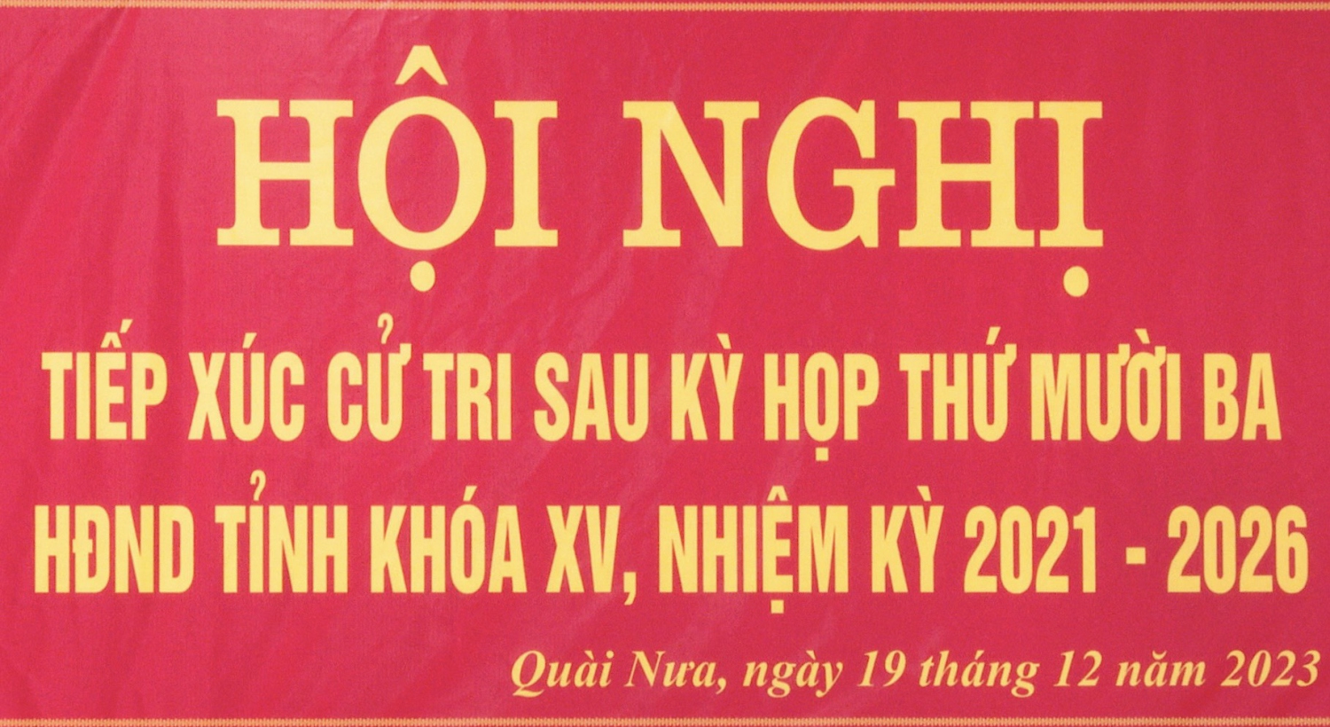 Tiếp xúc cử tri sau kỳ họp thứ 13, HĐND tỉnh khóa XV, nhiệm kỳ 2021 - 2026 tại xã Pú Xi và xã Quài Nưa