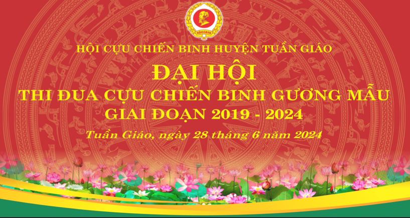 Tuần Giáo: Đại hội thi đua yêu nước “Cựu chiến binh gương mẫu”  giai đoạn 2019-2024