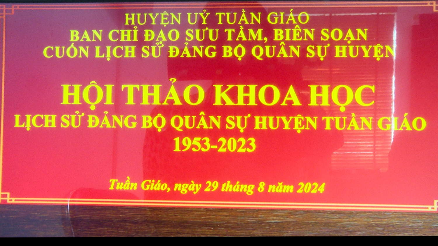 Hội thảo khoa học lịch sử Đảng bộ Quân sự huyện Tuần Giáo giai đoạn 1953 – 2023